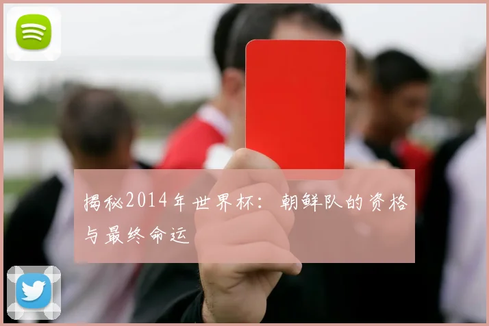 揭秘2014年世界杯：朝鲜队的资格与最终命运